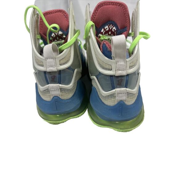 Nike Lebron XIX Men's Sz 10 Dutch Blue/Pomegranate Tropical DC9339-400 No Box - Picture 3 of 10
